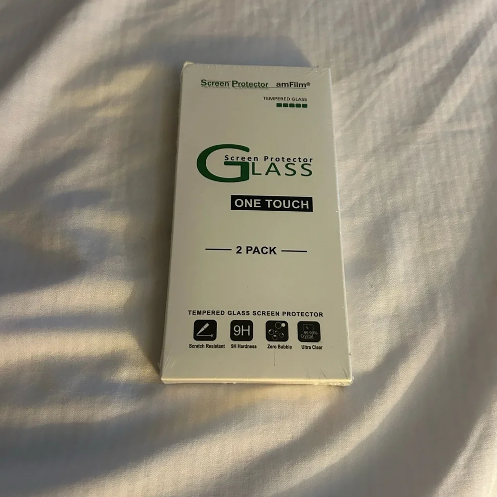 amFilm One Touch Tempered Glass Screen Protector iPhone 12 Pro Max (2-Pack)